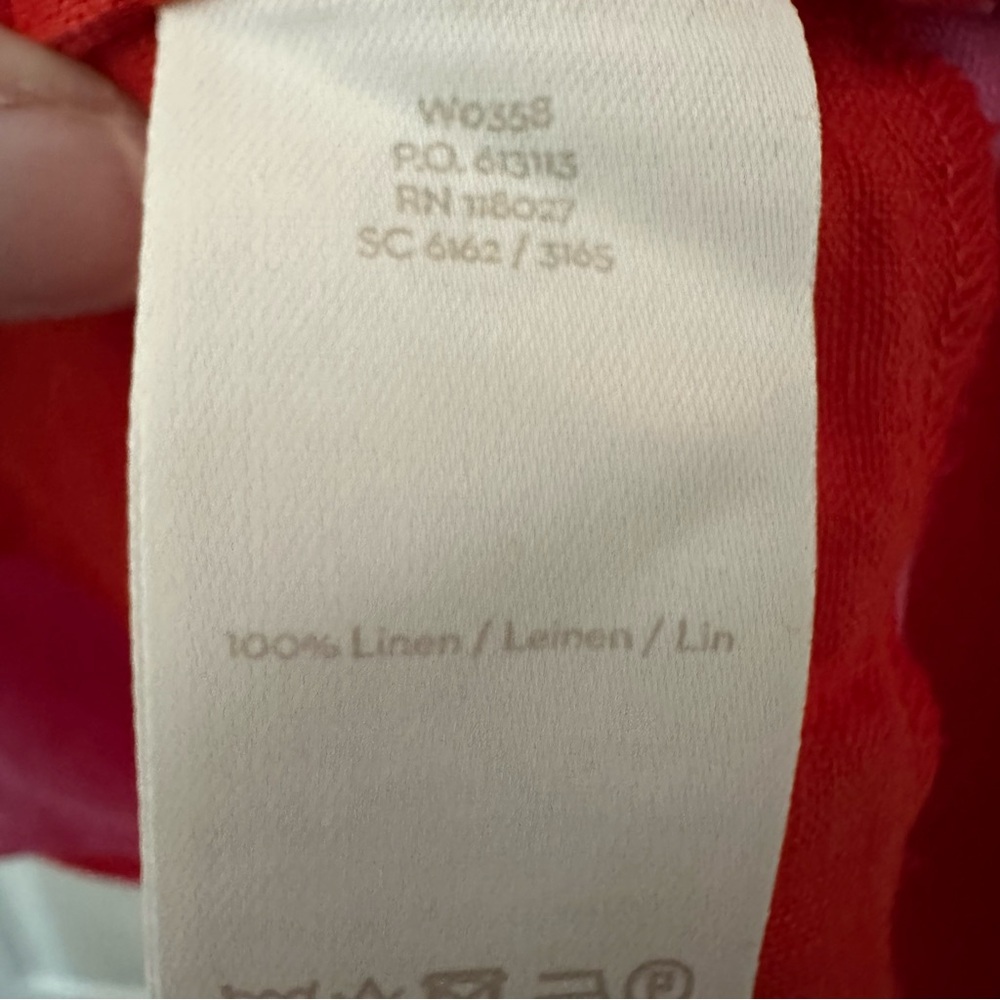 Boden New British Tilly Linen Dress Red Pop
10 Long - Picture 9 of 9